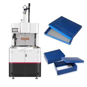 Automatic Cardboard Box Making Machine Price Gift Box Phone Case Rigid Box Forming Making Machine for Sale