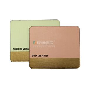 Leather Mouse Pad Anti-slip Rubber Base Mouse Mat Custom logo