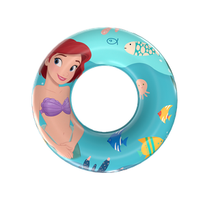 Cartoon Ocean Princess Theme PVC Swim Ring Inflatable Pool Float Toy for Kids and Adults for Summer Inflatable Tube
