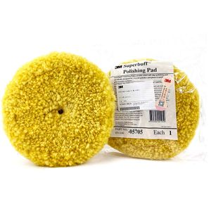 5705 Wool Polishing Pad High-quality 8 Inch Double Side Yellow Wool Polishing Buffing Disc for Car Cleaning Polish