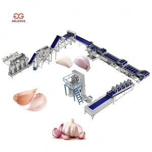 Garlic Seed Clove Separator Splitter Grader and Peeler Processing Equipment Dry Garlic Shelling Machine