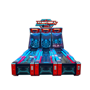 Indoor Sports 3 Players 3 Lanes Fun Boll Coin Operated Tikets Redemption Arcade Sports Bowling Amusement Game