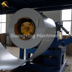 Automatic Hydraulic Uncoiler & Decoiler System Motorized Steel Sheet Board Making Machinery