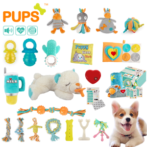 AFP Custom Dog Chew Rope Toy Soft Plush Blanket Pet Sleeping Aid Heartbeat Toy Puppy Squeaky Chill Teething Cool Toy for Puppies