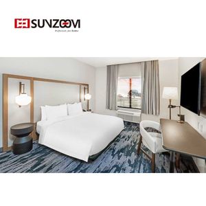 Supplier China Two Single Beds Headboard Lamp Hotel Project
