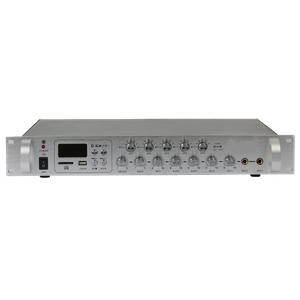 Professional 100V Output Power Amplifier Public Broadcast PA System with Parallel Loudspeaker Drives