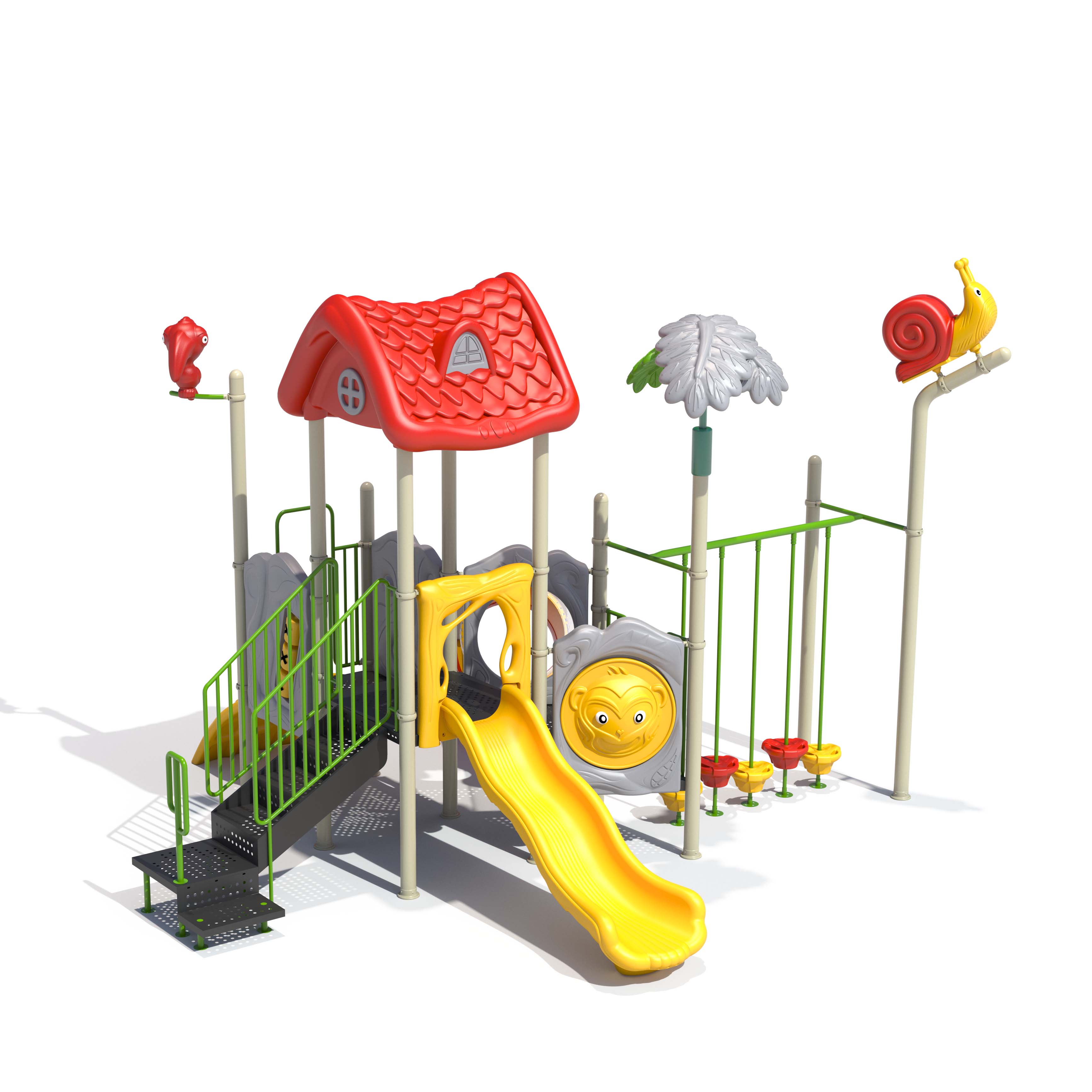 Factory Supply Wholesale Commercial Customized Kids Outdoor Playground Plastic Slides