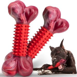 Aggressive Chewers Squeak Dog Toys Durable Puppy Toys Made with Nylon and Rubber for Squeak Dog Toys