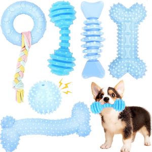 Hot Sale Soft Rubber Toy for Teething Anxiety Relief Cleaning Teeth Pet Doggy Toy Food Dispensing Interactive Doggy Toys