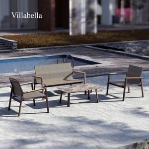 Modern Aluminum Frame Outdoor Lounge Conversation Sofa Set Luxury Outdoor Furniture All Weather Garden Patio Sofa Set