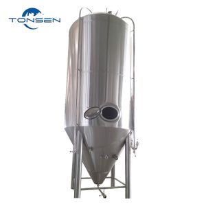 20000L 30000L 30T 30m3 Industrial Stainless Steel Fermentation Tank Beer Fermenters with Cooling Jacket