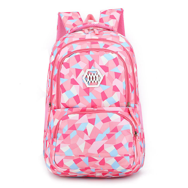 Wholesale Custom Logo School Backpack Students' Burden Reduction Bag Girls' School Bag