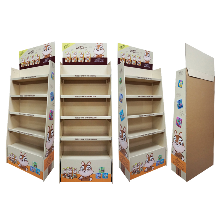 Customized Eco-Friendly for Funko for Pop Cardboard Display Box Full Printing Stand Portable for Supermarket Store Use Factory