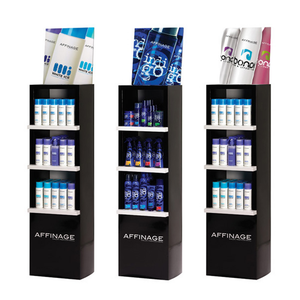 Supermarket Eco-Friendly Free Advertising Foldable Flooring Display Rack Stand Store Shelf Carton for POP Cardboard Product Rack