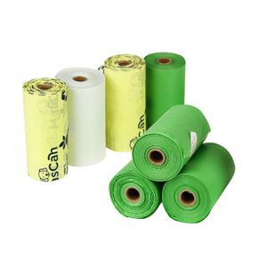 Customizable Logo Cute Biodegradable Dog Poop Bags Eco-Friendly 36rolls Big Bamboo Potty Bag with Scent EPi Material