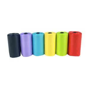 Custom Printed Eco-Friendly Green Black Pink Plastic Pet Poop Bags for Dogs