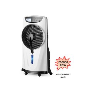12 Inch Fan Rechargeable Mist Water Spray air Cooling Fan with Night Light