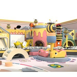 Large Cafe Children's Playground Design Children's Soft Playground Amusement Equipment Supplier