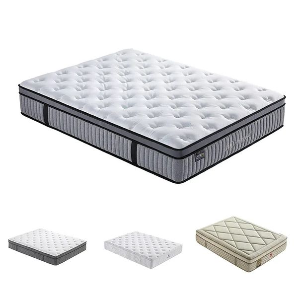 Super Factory OEM/ODM Mattress Topper Furniture Manufacturer King/queen/full Size Bedroom Hypo-allergenic Spring Mattresses
