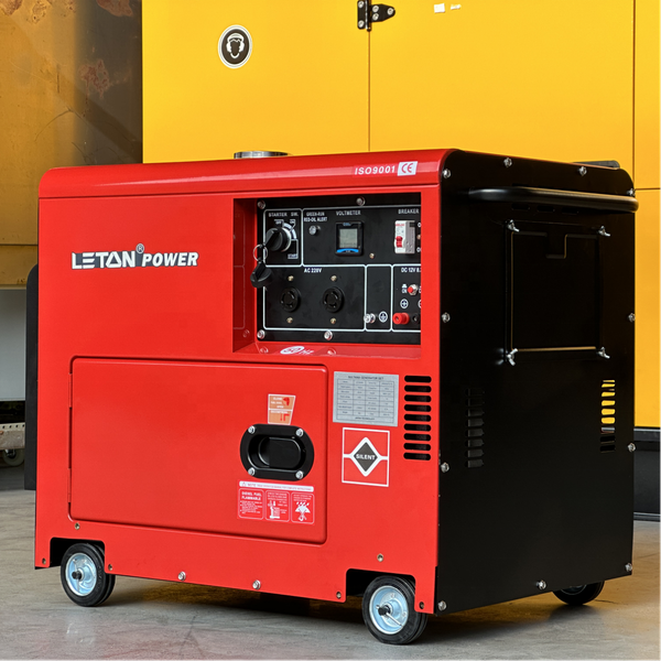 LETON POWER 5kw 10kva 12kva 10kw Factory Cheap Small Portable Power Generator Soundproof Electric Silent Genset Diesel Generator
