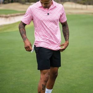 Custom Sportswear Golf Shirt Polyester Spandex Sublimation Embroidery Logo Quick Dry Golf Polo Shirt Dry Fit Men's T-shirt