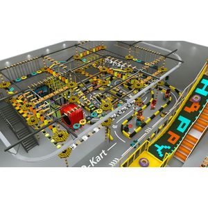 Indoor Playground Mat - Top Rated Mini Soft Play Equipment Set for Kids Play Zone, Tiny Indoor Playground & Trampoline