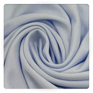 Single Jersey PE/PA Polyester Knitted Fabric Medium Dyed Brushed Finish Wicking Stretch for T-Shirts Trouser Accessories