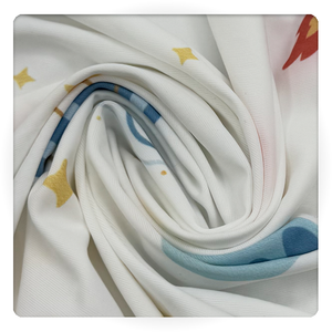 Organic 95% Polyester 5% Spandex Woven Fabric Printed for Boys Dress and Sleepwear Eco-Friendly