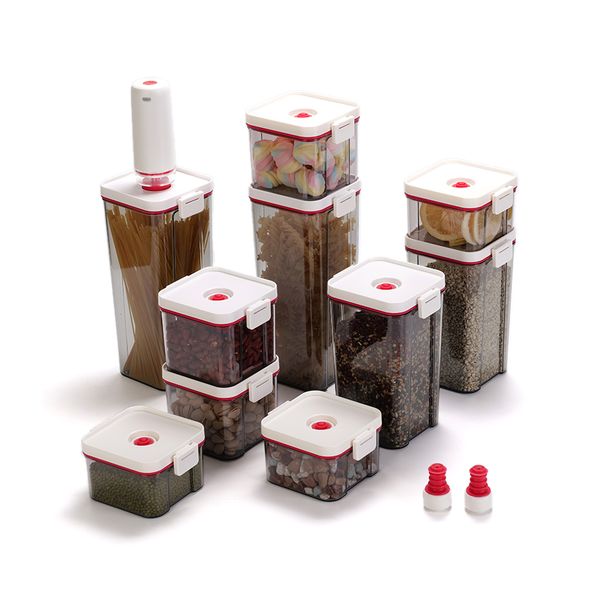 Extra Large Kitchen Storage Set New Plastic Airtight Food Storage Containers Lids Energy Efficient Rice Salad Tool Storage