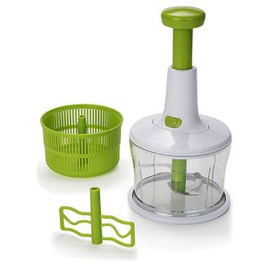 Kitchen Meat Grinder Veggies Garlic Onion Cutter Food Processor Manual Push Hand Press Vegetable Chopper