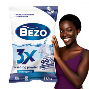 10kg Big and Full Detergent Powder Washing Powder Sell More Cup KJ OMOD Factory Price  Cleaning Product  Soap Powder