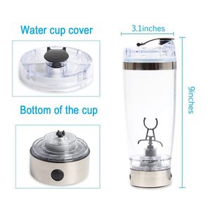 Powerful Electric Shaker Bottle with Mixer Compartment, BPA Free & Leak-Proof for Protein/Pre-Workout/Juice