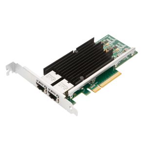 X540-T2 10GbE Dual Port PCIe X8 Server Network Card with Intel X540 CHIP 2 RJ45 10G NIC 10 Gigabit Ethernet Adapter for PC