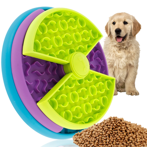 Custom 3-Layer Dog Puzzle Toy Slow Feeder Interactive Increase Puzzle Food Dispenser Non-slip Bowl Pet Cat Dog Toy