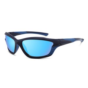 New Luxury Men's Polarized Sunglasses for Outdoor Sports UV400 Sun Glasses Custom Logo Black Red Frame PC Glass for Cycling