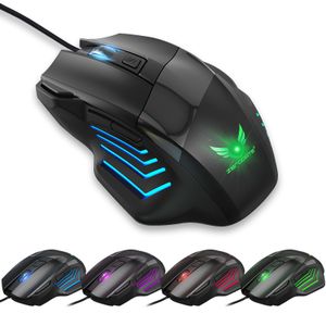 7-Button Wired USB Interface Colorful Mechanical Gaming Mouse for Laptop/Desktop 7Key Game Mouse