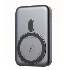Mini 10000mah Magnetic Wireless Charger Power Bank 15W Fast Charging Lithium Battery 20W Output for iPhone Thin Phone Charger