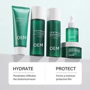 Natural Centella Skin Care Set Centella Asiatica Serum Facial Cream Cleanser Skincare Coreanos Centella Beauty Kit