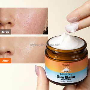 Waterproof Zinc Sunscreen 80-min Broad Spectrum SPF 50 Non-Greasy Sunblock Zinc Tallow Water Resistant All Body Lotion Sun Block