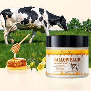 Halal Grass-fed Tallow Balm for Sensitive Skin Heals Hydrates Moisturizing Smooth Private Label Skincare Beef Tallow Honey Balm