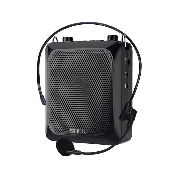 SHIDU 25W Loud Sound Rechargeable Bluetooth Waistband Mini PA Speaker Classroom Portable Voice Amplifier for Teacher