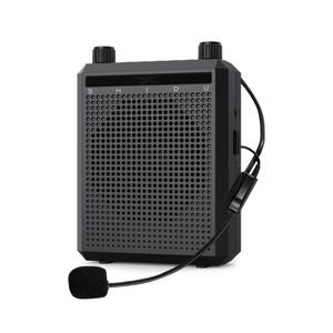SHIDU M802 Portable 10W Loud Sound Classroom Speaker Waistband PA System Bluetooth Teacher Voice Amplifier With Wired Microphone