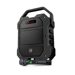 SHIDU in Stock 80W 8 Inch Treble Bass ECHO Sound Rechargeable Karaoke Portable Bluetooth PA Speaker with TWO Wireless Microphone