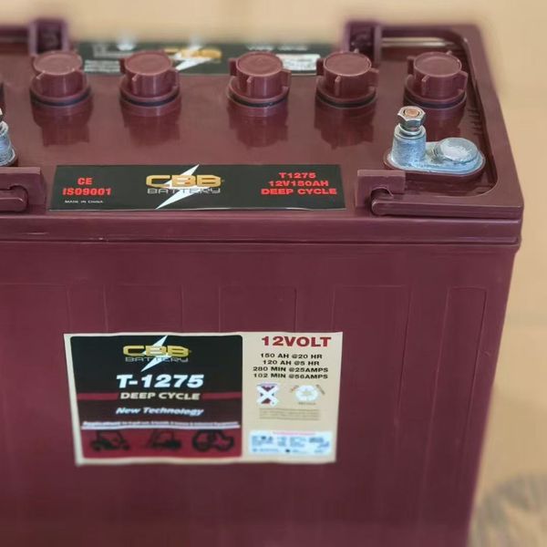 Trojan L16HT1275 Plus 12V150Ah Sealed Golf Cart Battery Quality Lead Acid UPS Storage for Electric Cars Boats 48V 6V