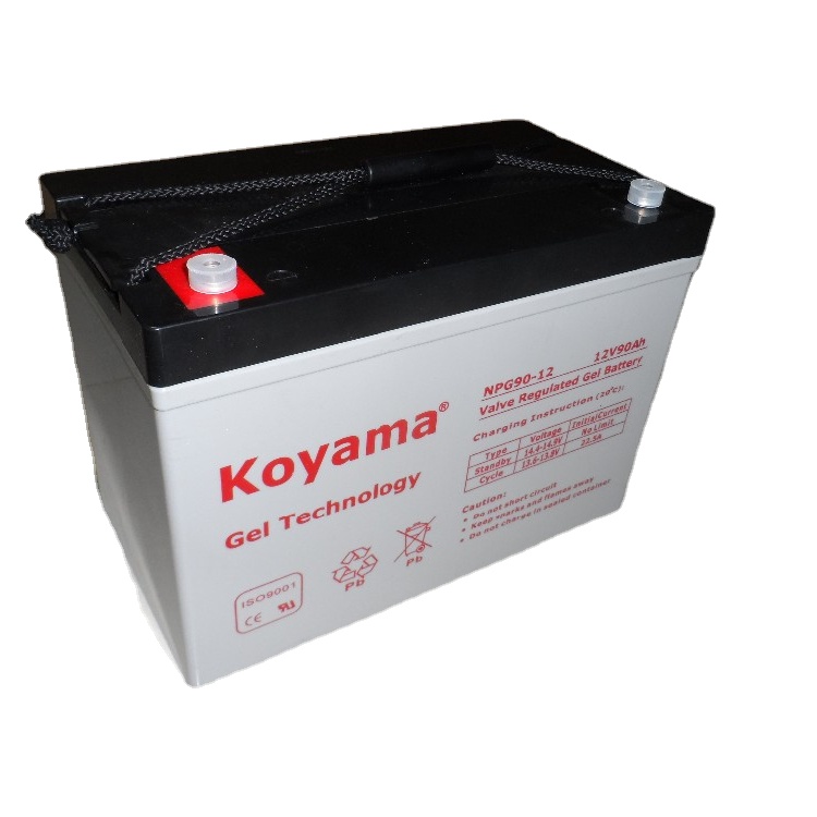 Gel Deep Cycle Lead Acid Batteries 12V90Ah Solar Battery for Solar Panel
