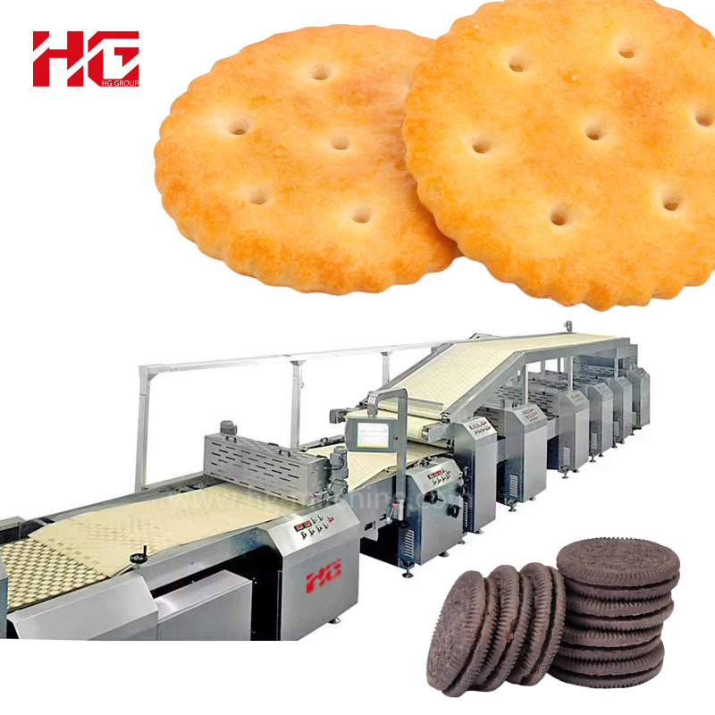 Core Filling Biscuit Equipment Cookie and Biscuit Maker Line for Producing Soft Hard Soda Biscuit