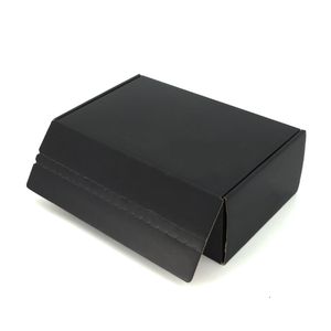 Custom Logo Shipping Commerce Adhesive Tear Strip Postal Self Seal Mailer Box Kraft Box Black Zipper Mailing Gift Packing Boxes