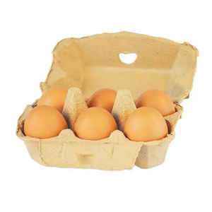 Wholesale Personalize Unique Custom Biodegradable Carton Shaped 6 Eggs Packaging Paper Box