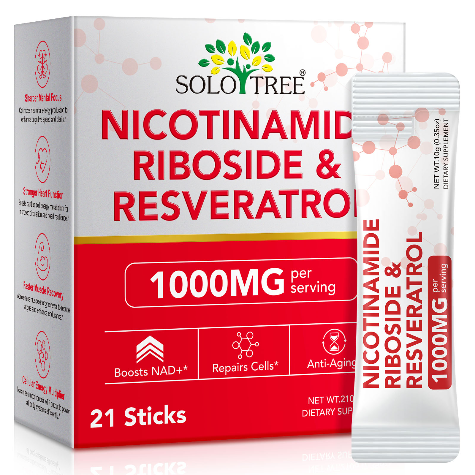 Wholesale 1000mg Nad+ Liquid Sachet Private Label Vegan Nicotinamide Riboside PQQ Resveratrol Nad Fruit Syrup Supplement