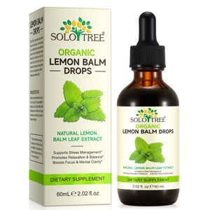 60ml Natural Lemon Balm Leaf Extract Liquid Supplements Private Label Organic Lemon Balm Drops Great Addition to Lemon Balm Tea
